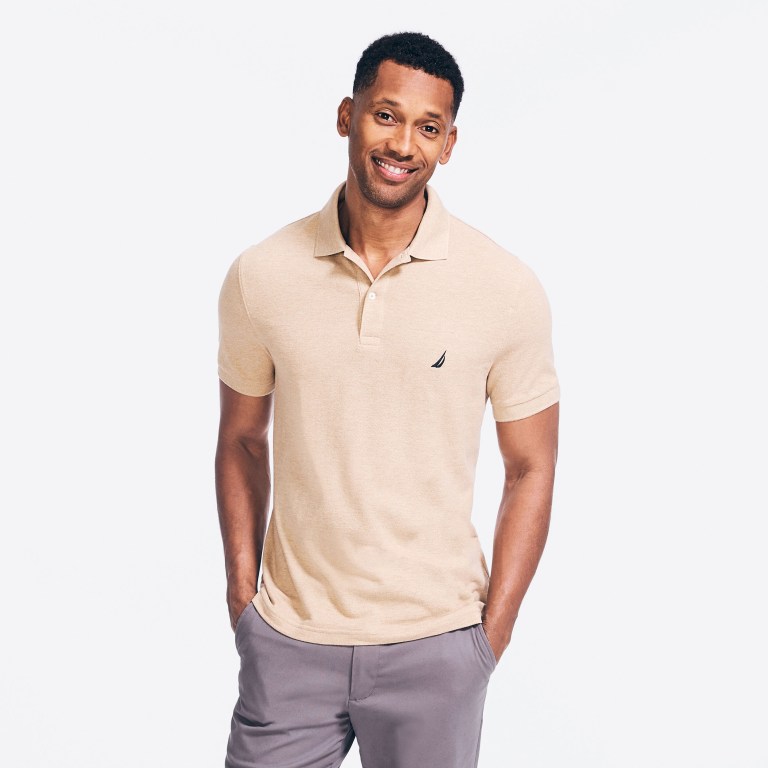 Nautica Klassieke Fit Deck Poloshirt Heren Bruin | uOXHAFHX