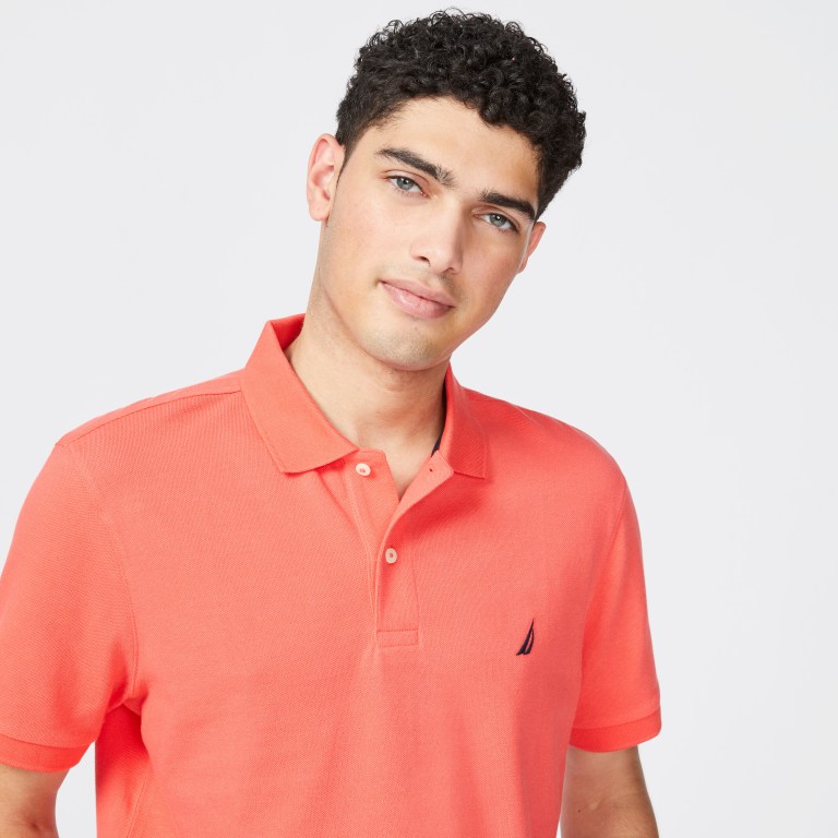 Nautica Klassieke Fit Deck Poloshirt Heren Rood | wE0iYEQA