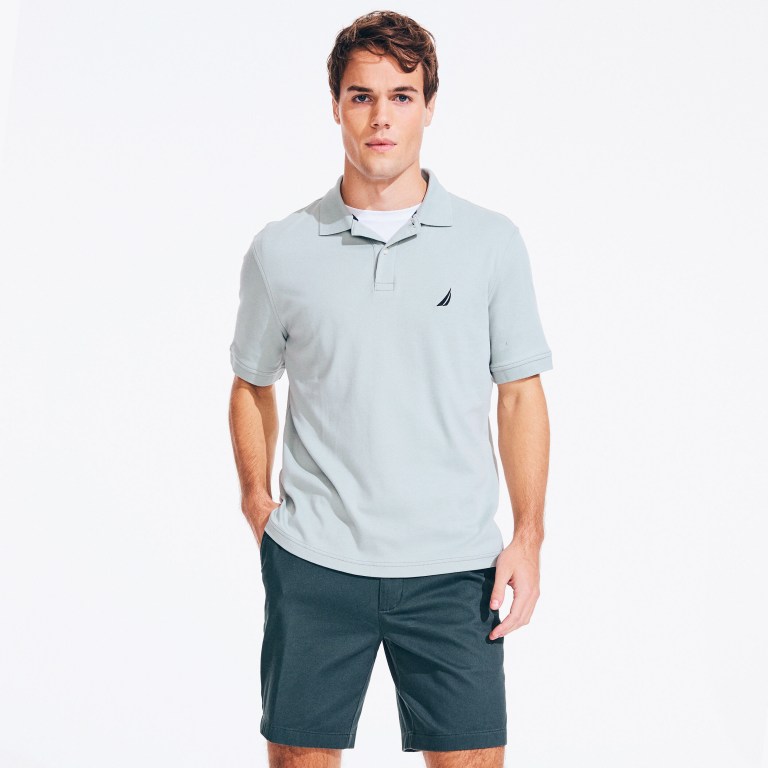 Nautica Klassieke Fit Interlock Poloshirt Heren Groen | 25JulsZD