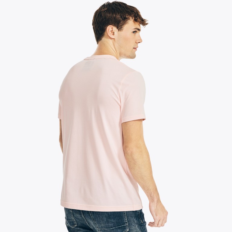 Nautica Klassieke Fit Pocket T-shirts Heren Rood | zJtYZmZx