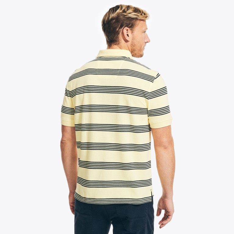 Nautica Klassieke Fit Striped Deck Poloshirt Heren Geel | VGeRVIa5