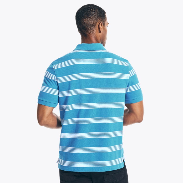 Nautica Klassieke Fit Striped Deck Poloshirt Heren Donkerblauw | zWL2Weey