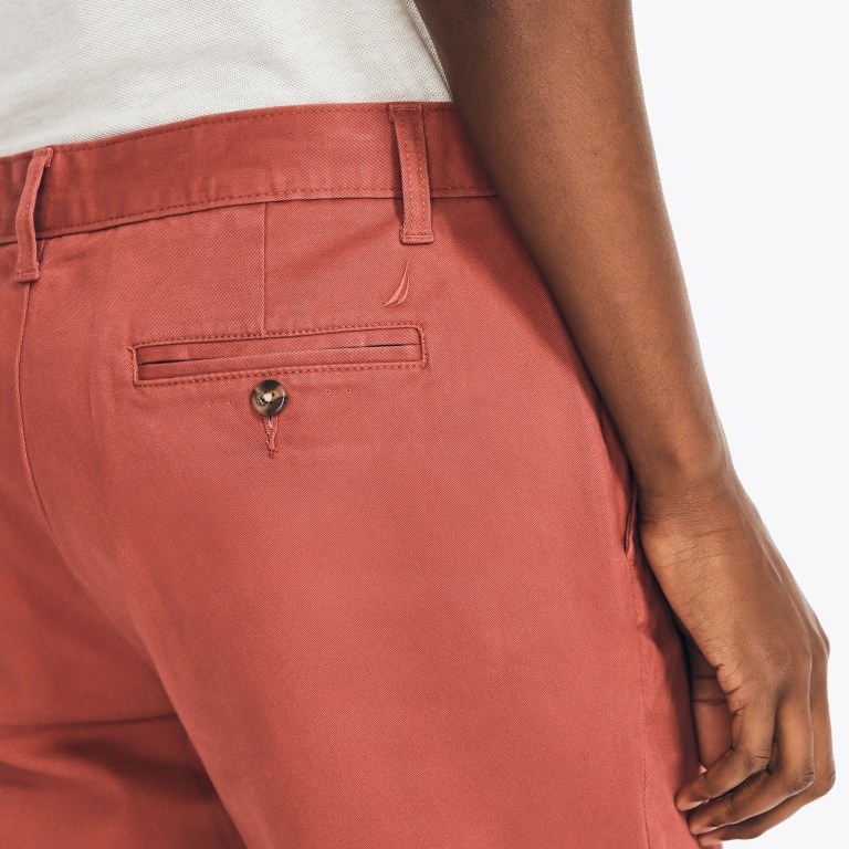 Nautica Klassieke Fit Twill Broek Heren Rood | GP6waG7B