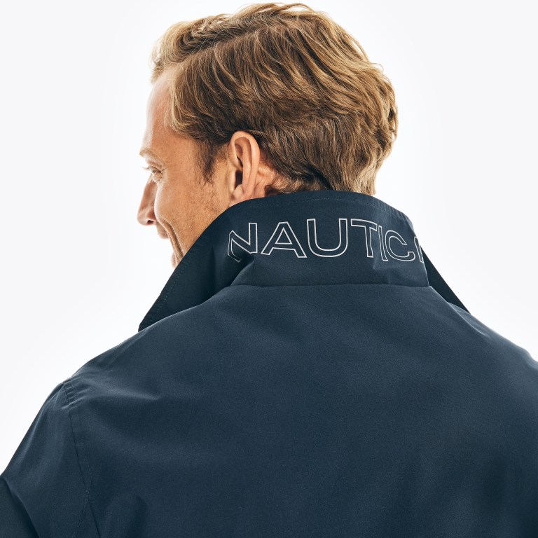 Nautica Lichtgewicht Rainbreaker Bomber Jassen Heren Donkerblauw | 6wrrJKaJ