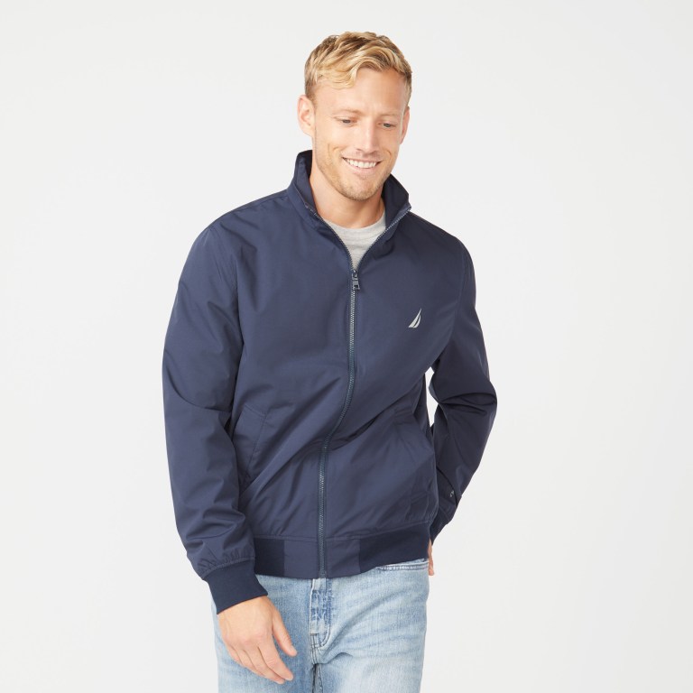 Nautica Lichtgewicht Rainbreaker Bomber Jassen Heren Donkerblauw | 6wrrJKaJ