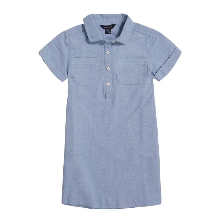 Nautica Little Chambray (4-7) Jurken Meisjes Blauw | 9WT240Ci