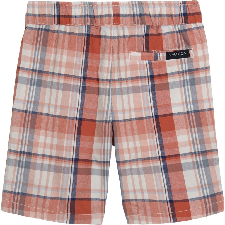 Nautica Little Plaid Pull-on (4-7) Korte Broek Jongens Roze | imkymeXS