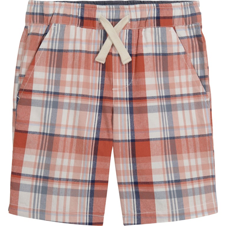 Nautica Little Plaid Pull-on (4-7) Korte Broek Jongens Roze | imkymeXS