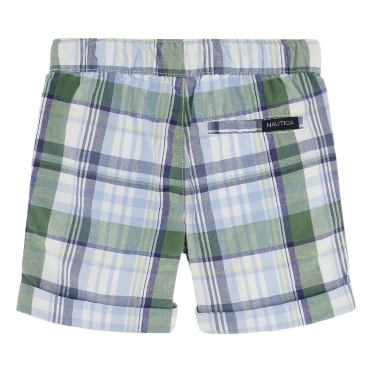 Nautica Little Plaid Pull-on (4-7) Korte Broek Jongens Lichtolijfgroen | uozKB4qW