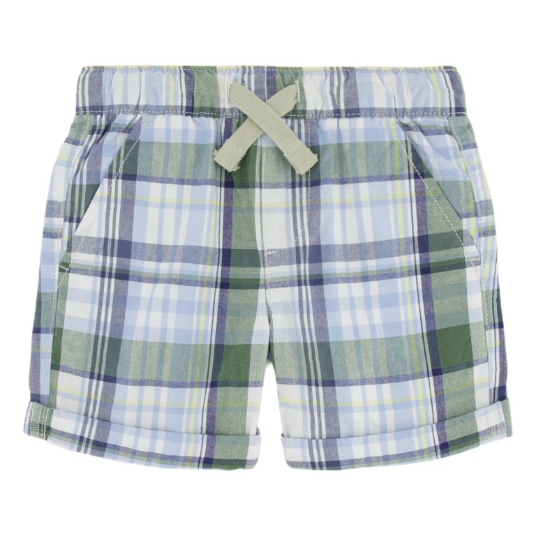 Nautica Little Plaid Pull-on (4-7) Korte Broek Jongens Lichtolijfgroen | uozKB4qW