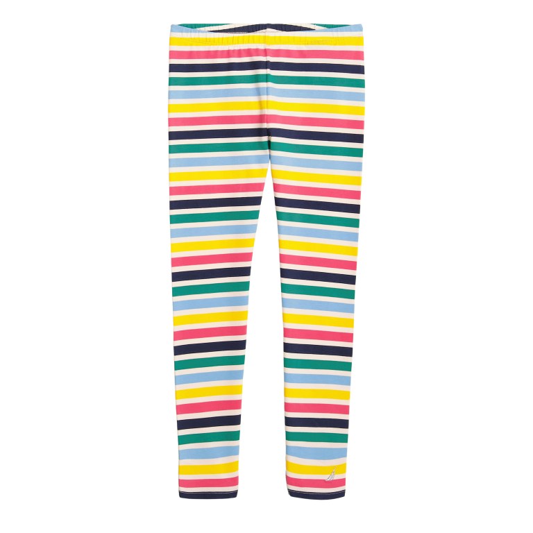 Nautica Little Roadmap Striped (4-7) Leggings Meisjes Wit | KW050Grt