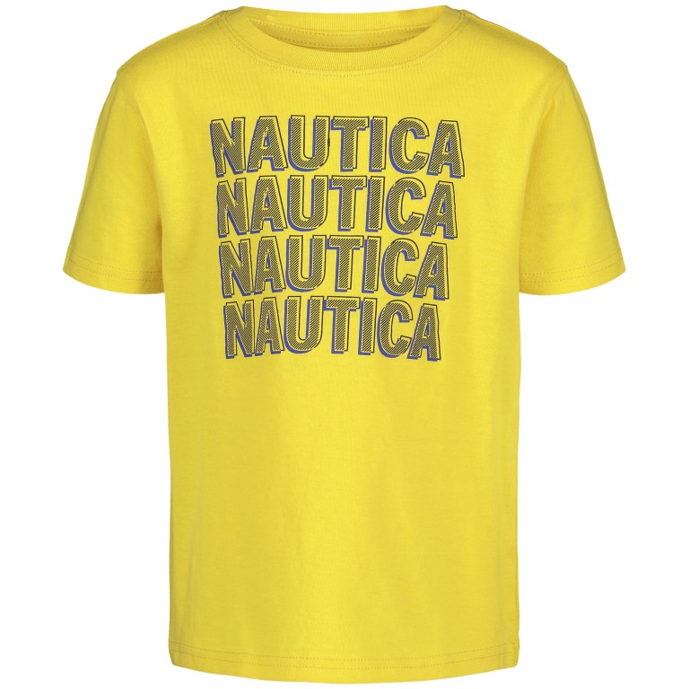 Nautica Little Shadow Grafische (4-7) T-shirts Jongens Geel | zj11VbkR