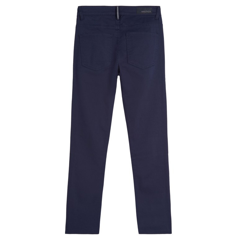 Nautica Little Skinny-fit 5-pocket Twill (4-7) Broek Jongens Blauw | L8JX3gfc