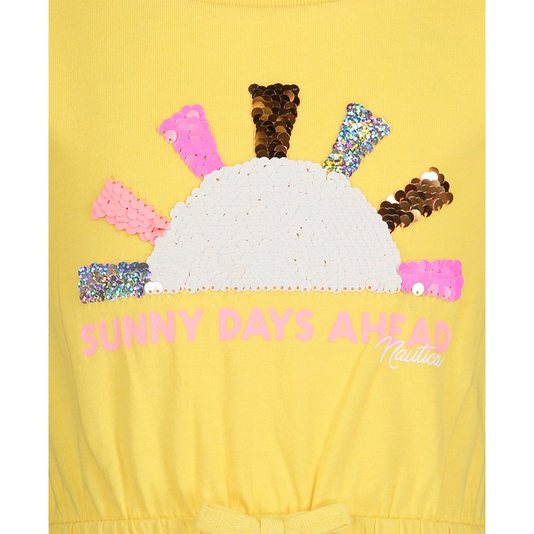 Nautica Little Sunny Days (4-7) Jurken Meisjes Geel | Jb8eIXk1