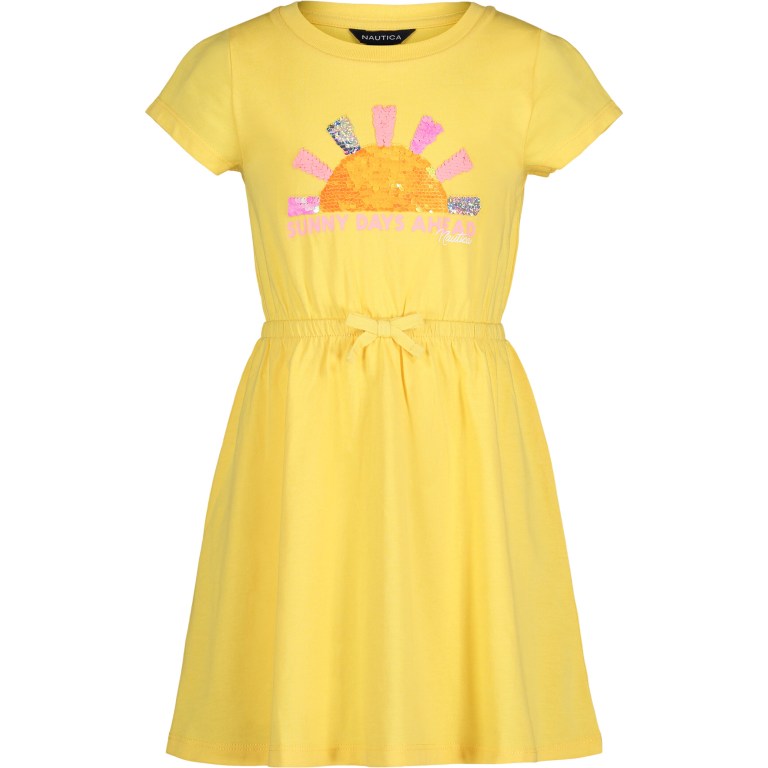 Nautica Little Sunny Days (4-7) Jurken Meisjes Geel | Jb8eIXk1