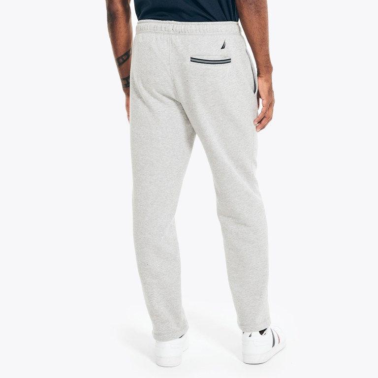 Nautica Logo Fleece Joggingbroek Heren Grijs | dDacta60