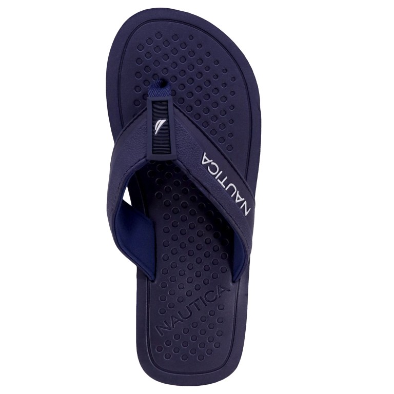 Nautica Logo String Teenslippers Heren Blauw | WZNPVq4S