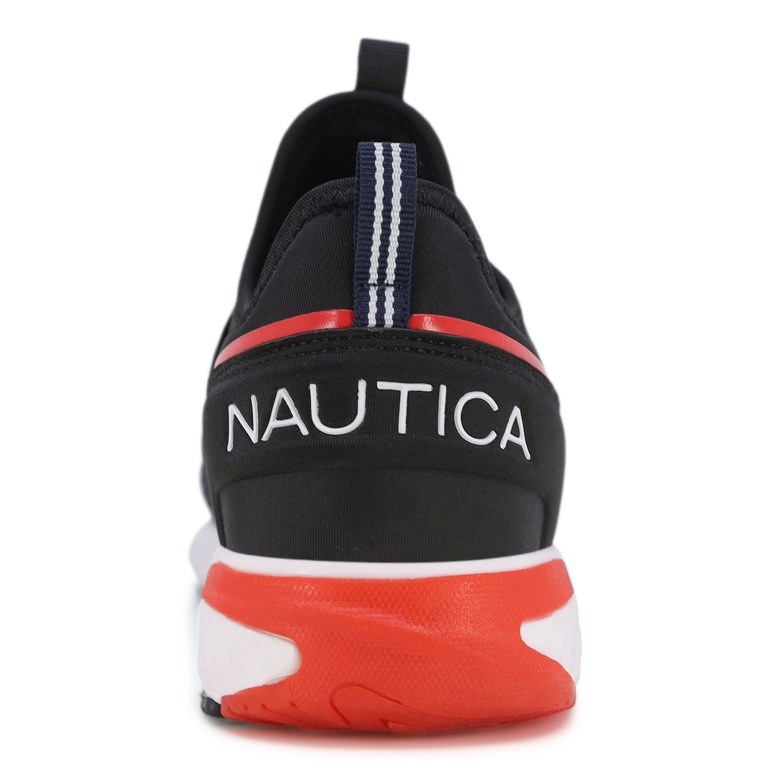 Nautica Mesh Embossed Logo Sneakers Heren Blauw | osjiQvgA