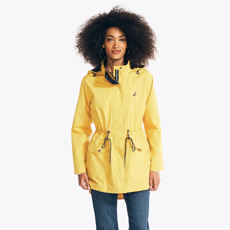 Nautica Met Capuchon Rainbreaker Jassen Dames Goud | AQBfryNK