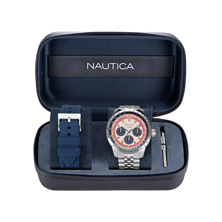 Nautica Multi-function Box Set Horloge Heren Gekleurd | CGxK9Z9x