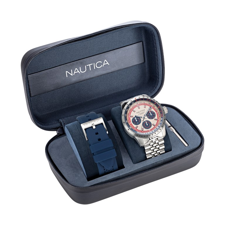 Nautica Multi-function Box Set Horloge Heren Gekleurd | CGxK9Z9x