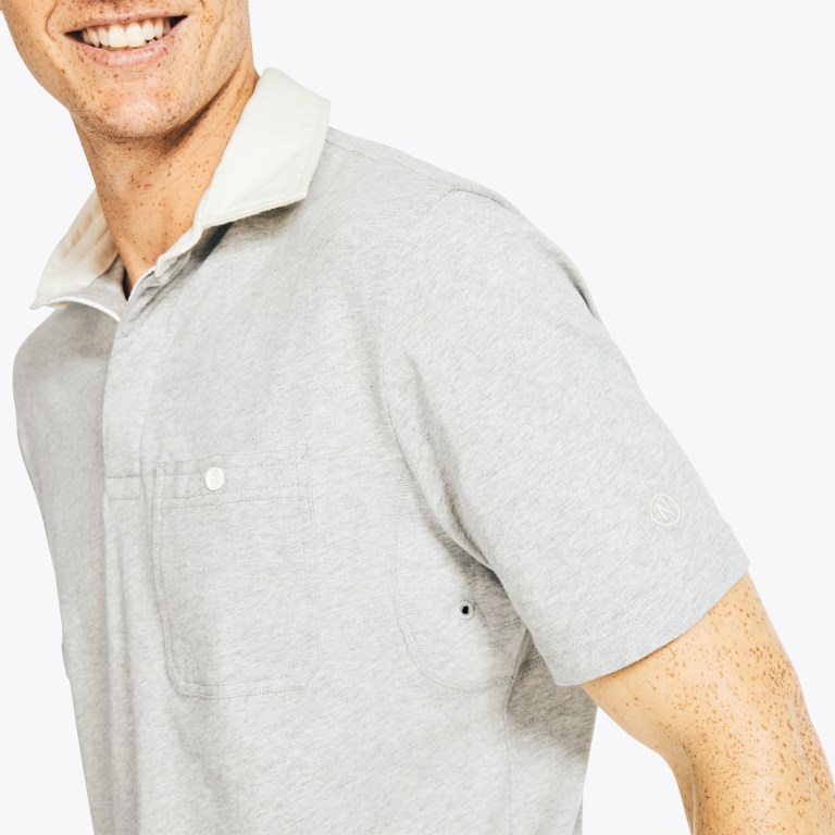 Nautica Nautica Co. Klassieke Fit Poloshirt Heren Grijs | AJ2FRkZT