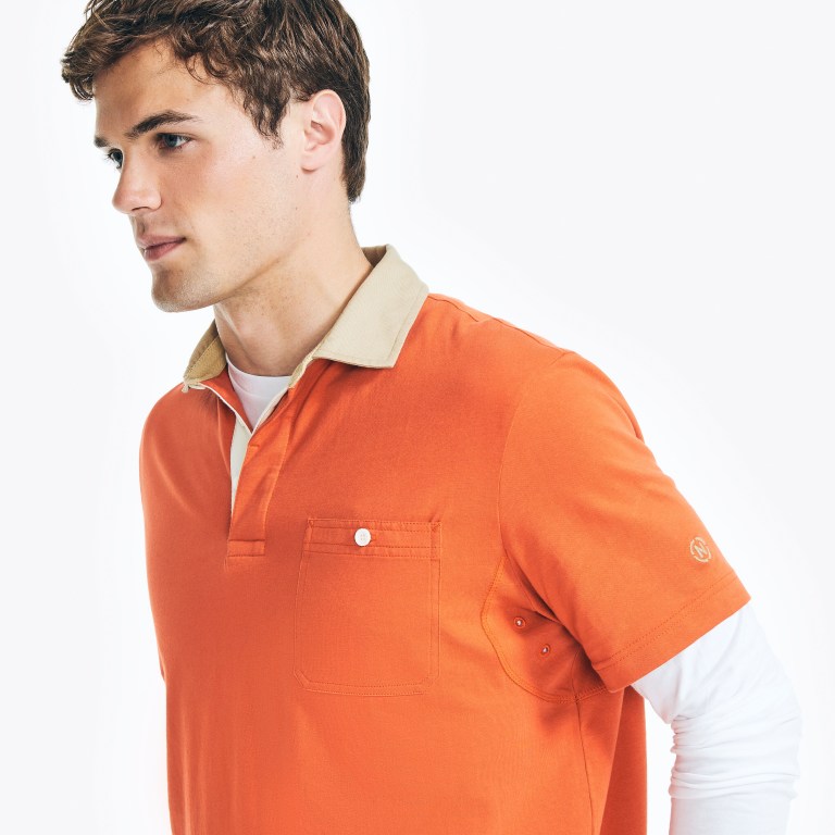 Nautica Nautica Co. Klassieke Fit Poloshirt Heren Oranje | oQzPhbc8