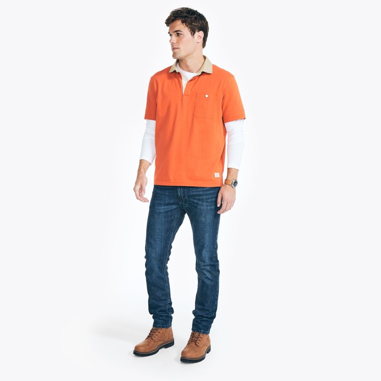 Nautica Nautica Co. Klassieke Fit Poloshirt Heren Oranje | oQzPhbc8