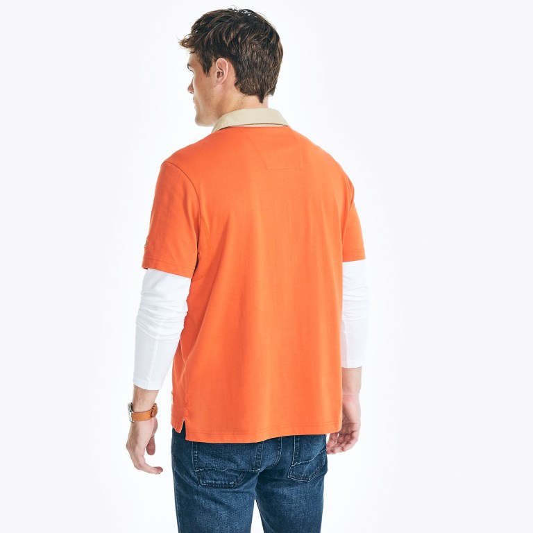 Nautica Nautica Co. Klassieke Fit Poloshirt Heren Oranje | oQzPhbc8