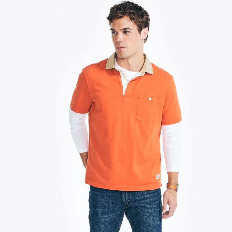 Nautica Nautica Co. Klassieke Fit Poloshirt Heren Oranje | oQzPhbc8