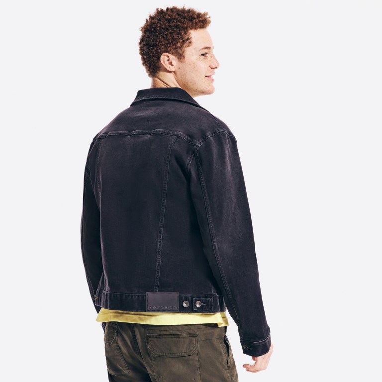 Nautica Nautica Co. Sustainably Crafted Denim Jassen Heren Wit Lichtturkoois | Gkdiixud