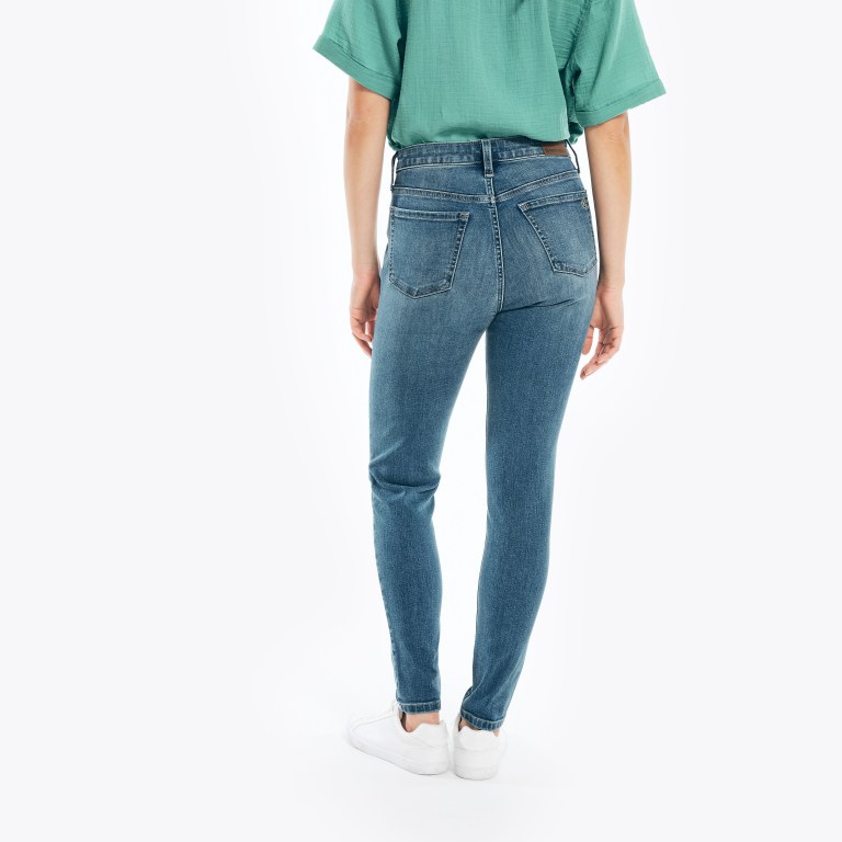 Nautica Nautica Co. True Flex High-rise Skinny Denim Jeans Dames Turquoise | fOxtKvI8