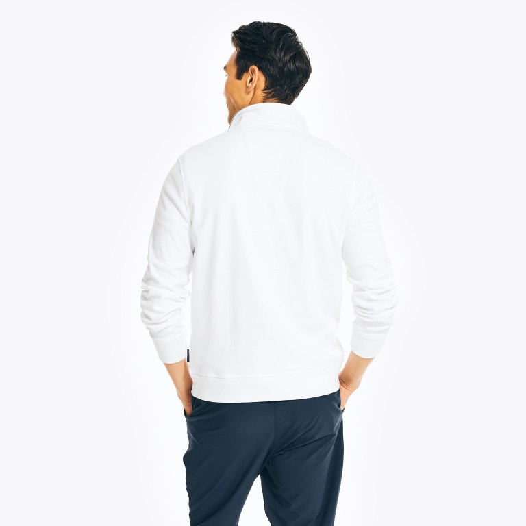 Nautica Navtech Half-zip Sweatshirts Heren Wit | j6sHIgqa