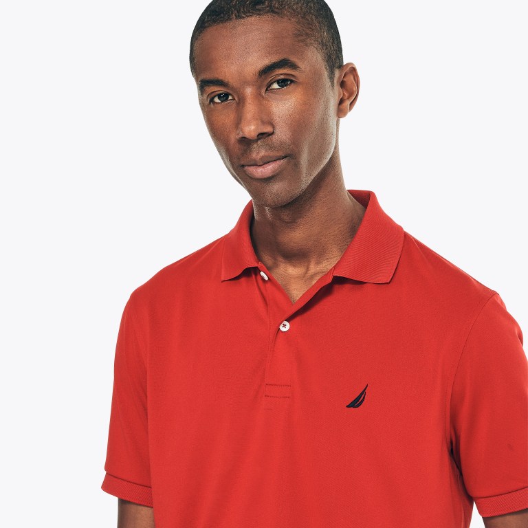 Nautica Navtech Klassieke Fit Poloshirt Heren Sisal | 6IyUaMfB