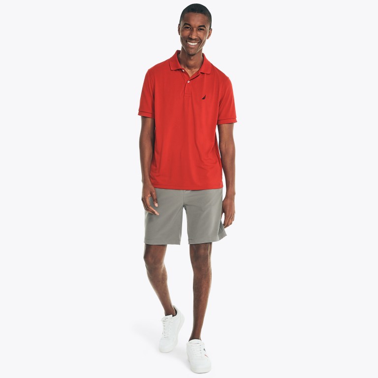 Nautica Navtech Klassieke Fit Poloshirt Heren Sisal | 6IyUaMfB