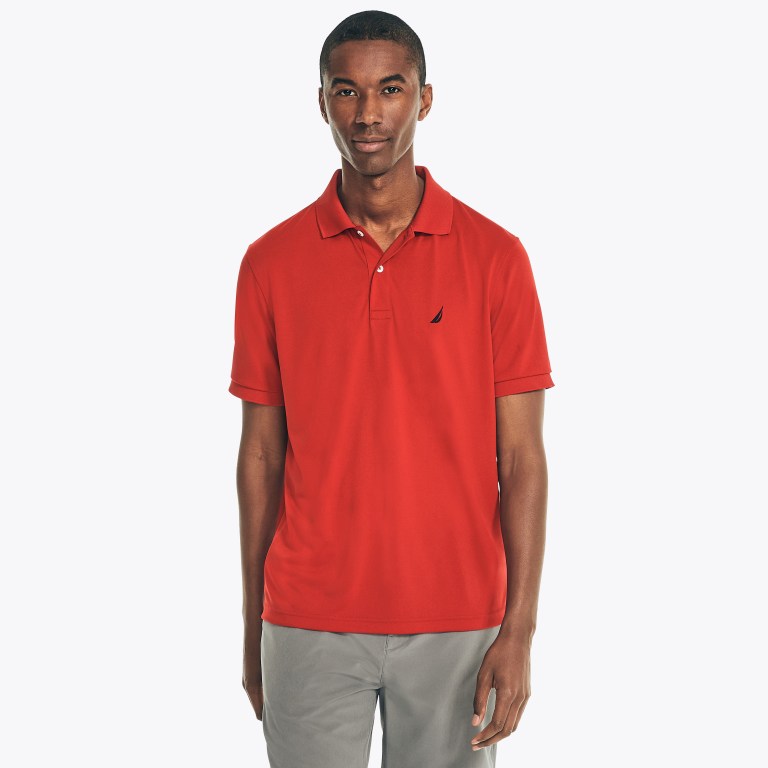 Nautica Navtech Klassieke Fit Poloshirt Heren Sisal | 6IyUaMfB