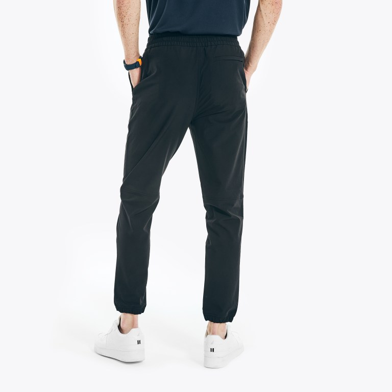 Nautica Navtech Performance Jogger Broek Heren Zwart | UwS4m14M