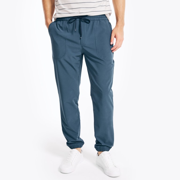 Nautica Navtech Performance Jogger Broek Heren Turquoise | ehbhQZIy