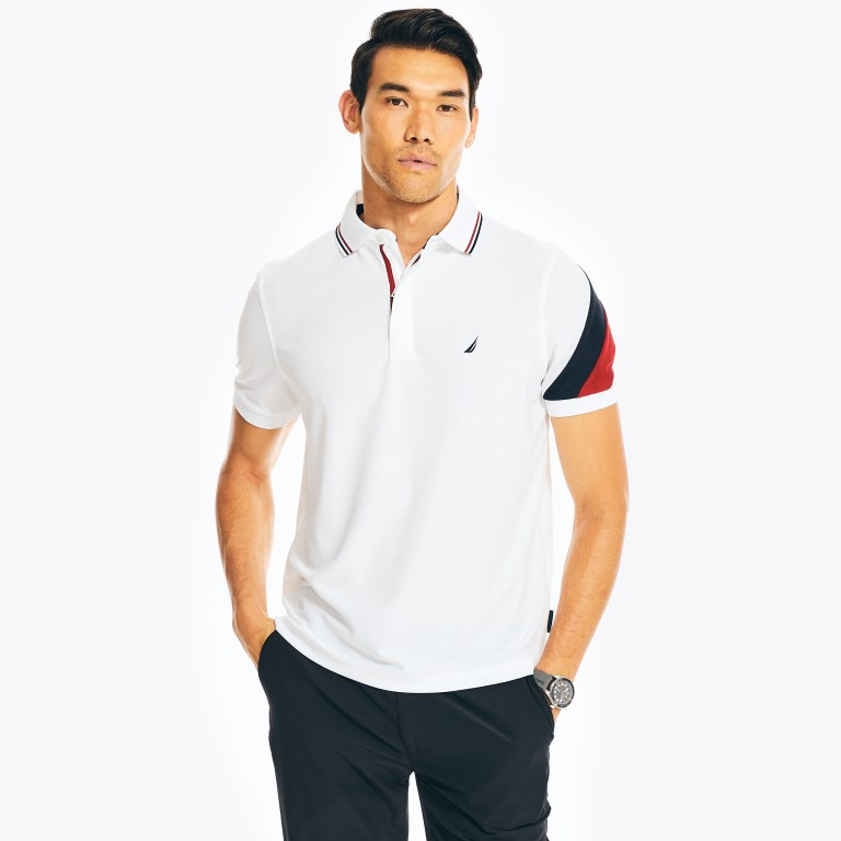 Nautica Navtech Sustainably Crafted Klassieke Fit Poloshirt Heren Donker | 9iewiGLY