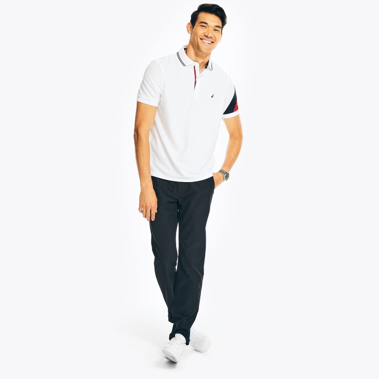 Nautica Navtech Sustainably Crafted Klassieke Fit Poloshirt Heren Donker | 9iewiGLY