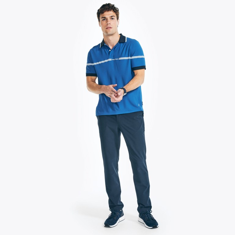 Nautica Navtech Sustainably Crafted Klassieke Fit Poloshirt Heren Moon Rock | LCIZb4Nm