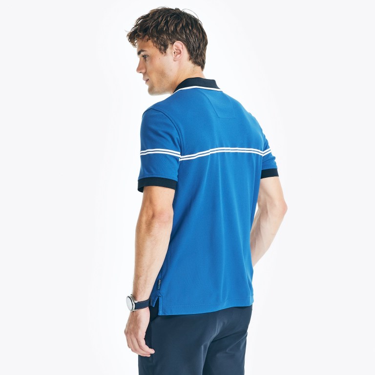 Nautica Navtech Sustainably Crafted Klassieke Fit Poloshirt Heren Moon Rock | LCIZb4Nm