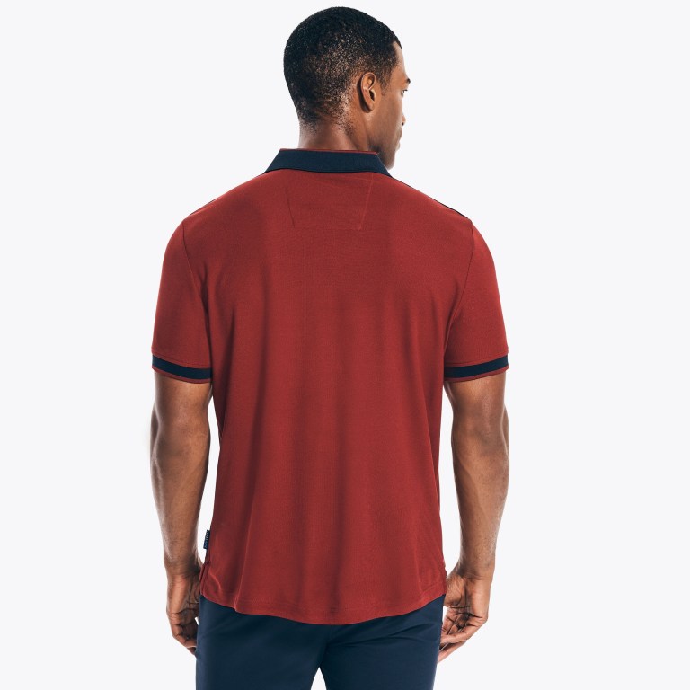 Nautica Navtech Sustainably Crafted Klassieke Fit Poloshirt Heren Shell | TJJ41GPD