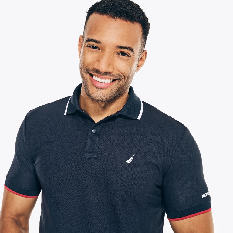 Nautica Navtech Sustainably Crafted Klassieke Fit Poloshirt Heren Paradise Combo | aD8y6RdF