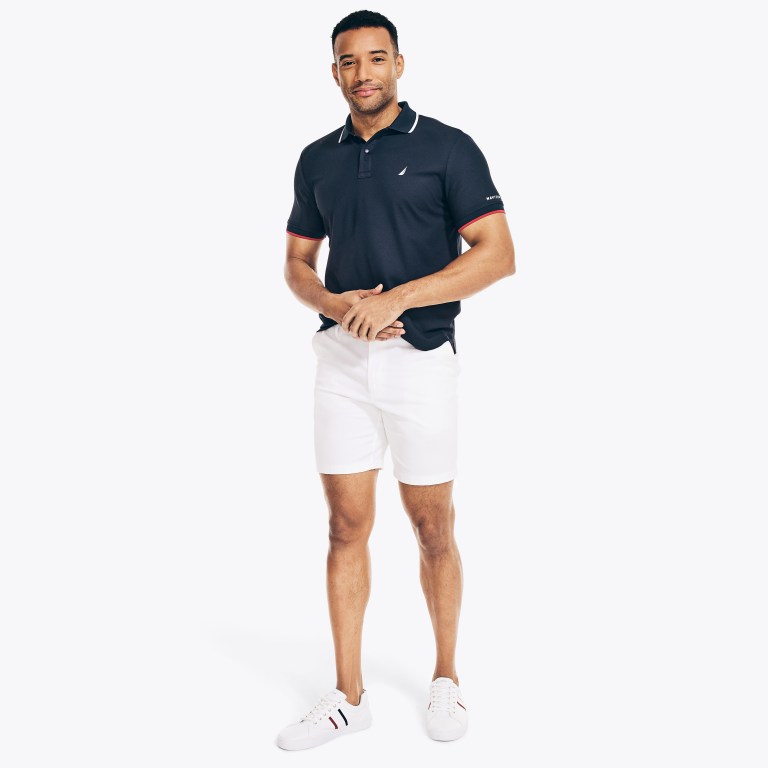 Nautica Navtech Sustainably Crafted Klassieke Fit Poloshirt Heren Paradise Combo | aD8y6RdF