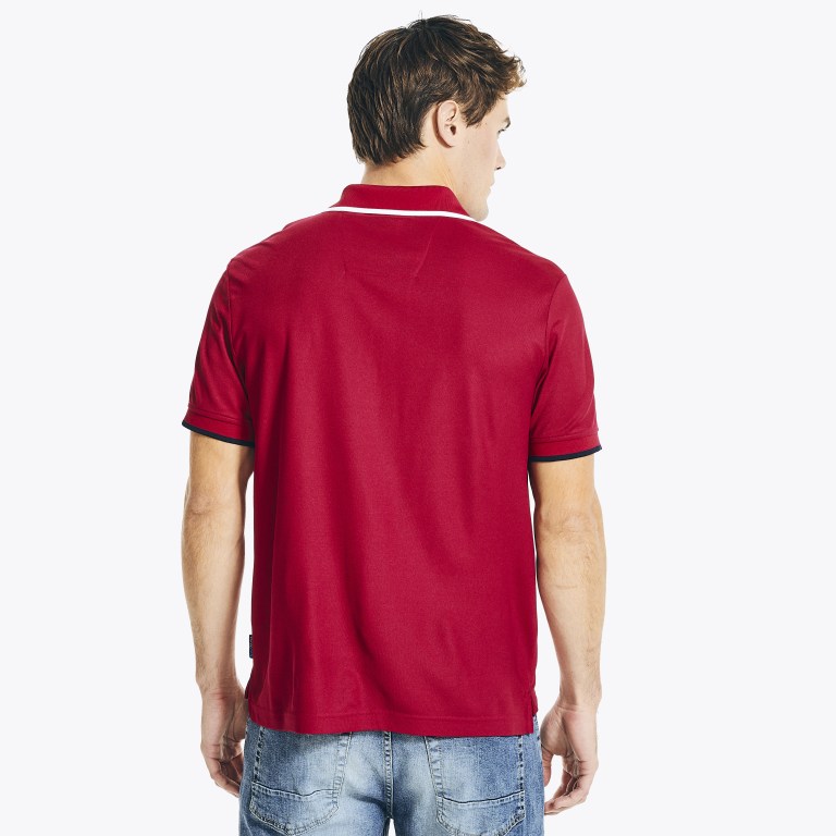 Nautica Navtech Sustainably Crafted Klassieke Fit Poloshirt Heren Sepia | rZOEoBdk