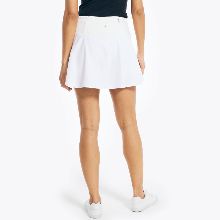 Nautica Navtech Tennis Skort Rokken Dames Wit | sRo05wjv