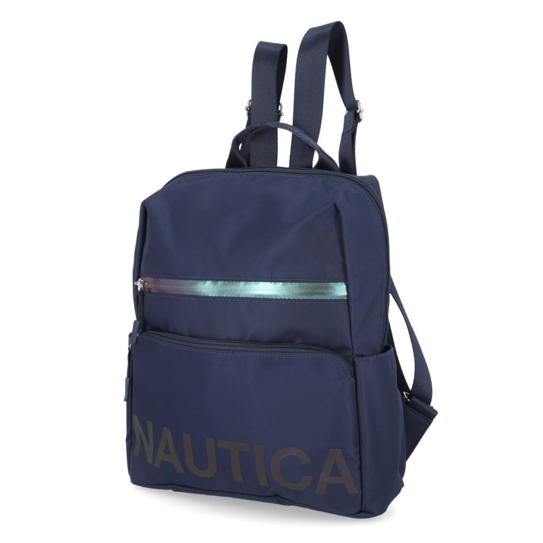 Nautica Nylon Logo Backpack Handbag Dames Donkerblauw | Qd4AUzuH