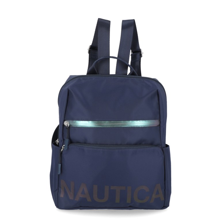 Nautica Nylon Logo Backpack Handbag Dames Donkerblauw | Qd4AUzuH