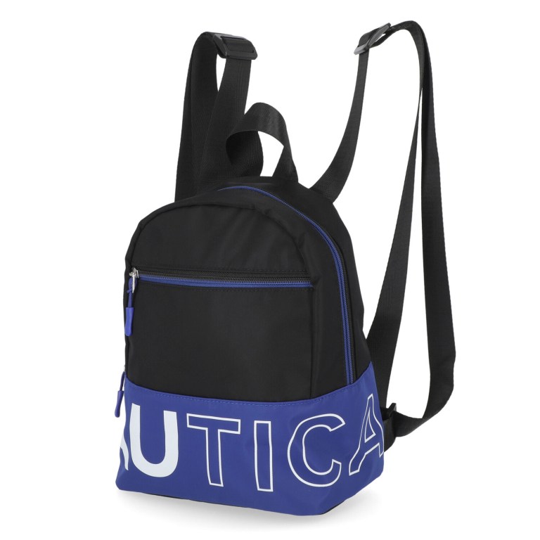 Nautica Nylon Logo Backpack Handbag Dames Zwart | khtCqJZw